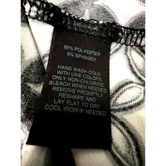 White House Black Market Halter Top Medium Floral Geometric Print Boho Chic - Picture 8 of 12